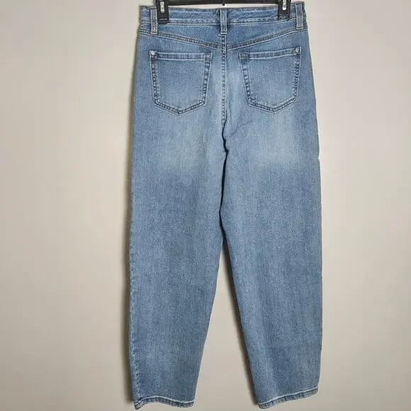 NWOT INC High Rise Tapered Leg Boyfriend Jeans Sz 4 - Picture 5 of 11